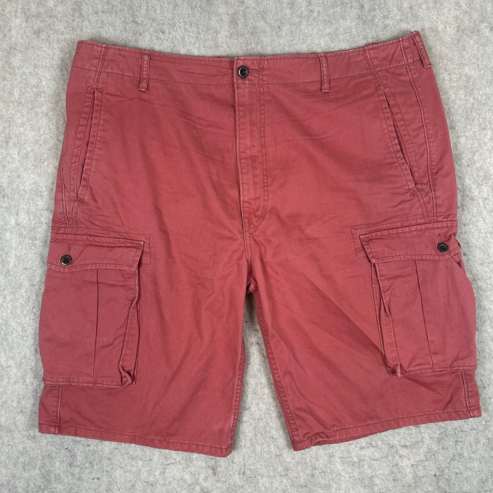 Levi's Shorts Mens‎ 40 Rust Red Cargo Paratrooper White Tab Preppy Casual